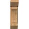 Ekena Millwork Imperial Slat Rough Sawn Bracket w/ Offset Brace, Western Red Cedar, 8"W x 18"D x 30"H BKT0806X18X30IMP06RWR - alternate 3